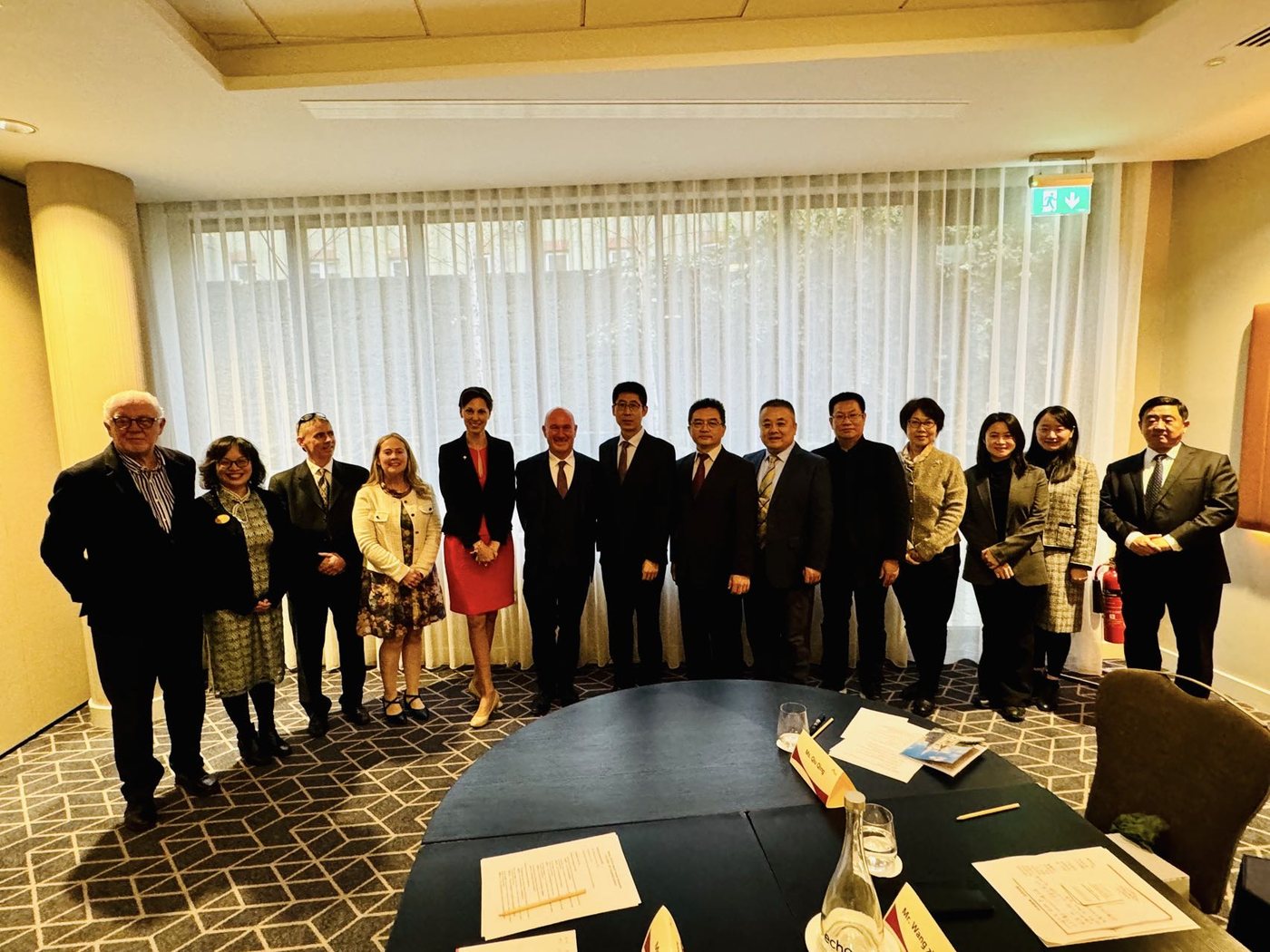 Group photo during Beijing tourism promotion in Dublin