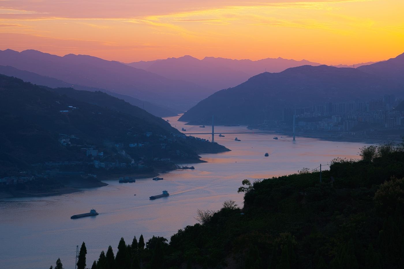 Yangtze River Three Gorges scenery