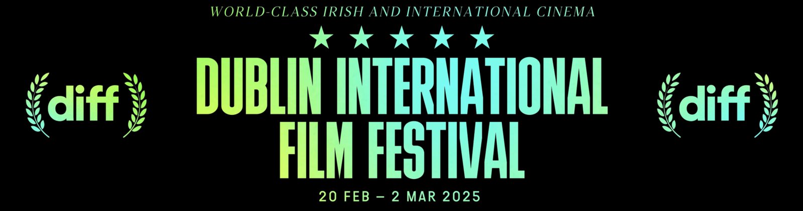Dublin International Film Festival banner for Hong Kong screening and reception