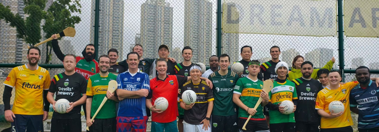Hubei Harps GAA launch group photo in Wuhan