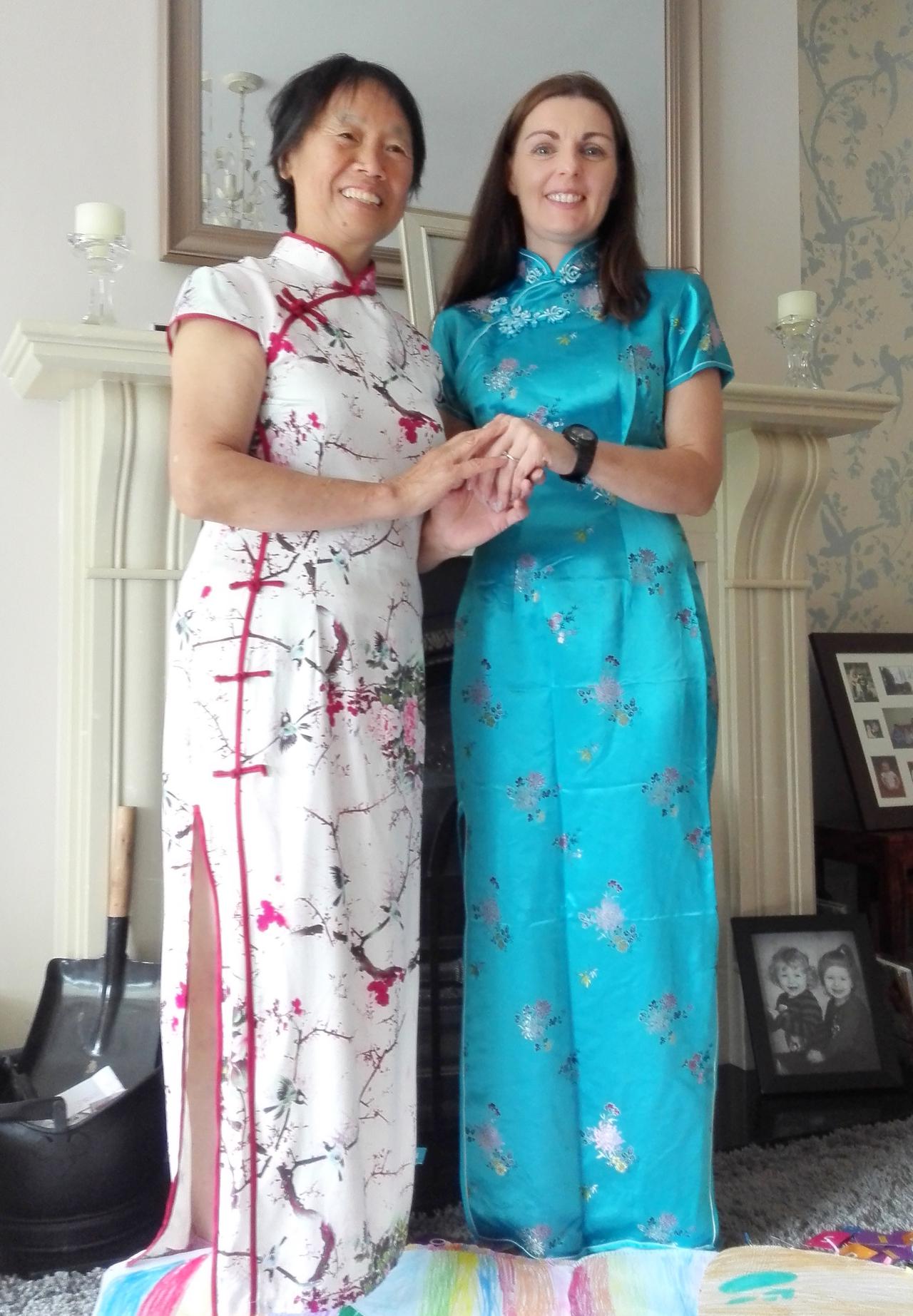 Qipao and Hanfu traditional Chinese fashion showcase